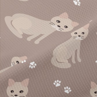 Cute Beige Kitten Piqué