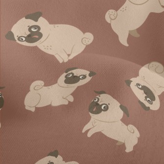 Clumsy And Cute Pug Lightweight Performance Linen