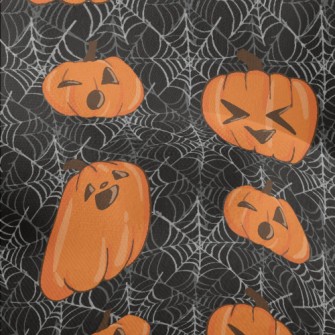 Happy Little Pumpkin And Spide Lightweight Performance Linen