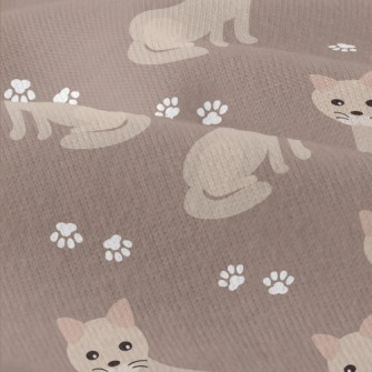 Cute Beige Kitten Modern Jersey