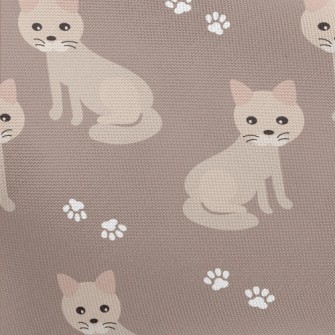Cute Beige Kitten Pongee