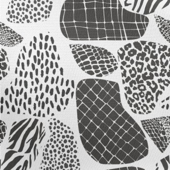 Animal Prints In Different Col Pongee