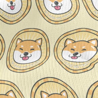 Coin-shaped Shiba Inu Stretch Jersey
