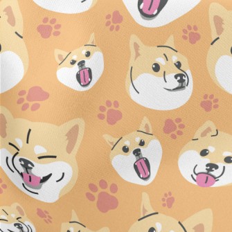 Funny Shiba Inu Lightweight Cotton Poplin