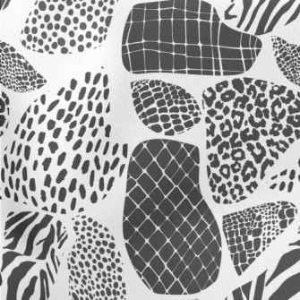 Animal Prints In Different Col Lightweight Cotton Poplin