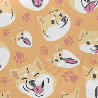 Funny Shiba Inu Midweight Cotton Poplin