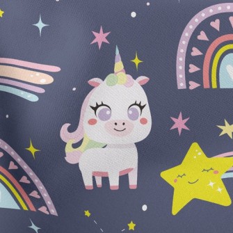 Big Eyes Unicorn Stretch Ponte