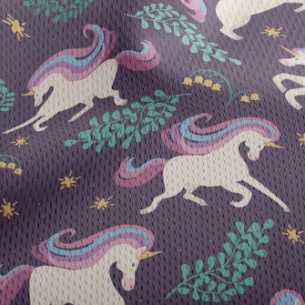Beautiful Unicorn Athletic Mesh Flat Back