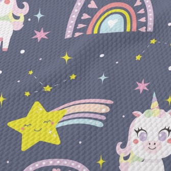 Big Eyes Unicorn Birdseye Piqué