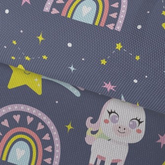 Big Eyes Unicorn Waterproof Oxford