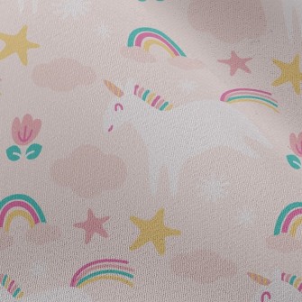 Happy Running Unicorn Chiffon