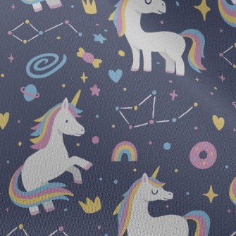 Unicorn And Astrolabe Chiffon