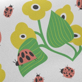 Ladybug Loves Little Flower Twill