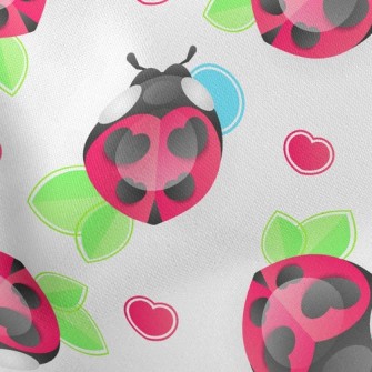 Cute Love Ladybug Stretch Ponte