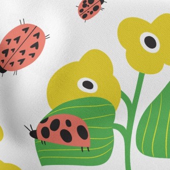 Ladybug Loves Little Flower Stretch Ponte