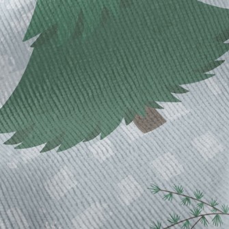 Big Trees And Forest Animals Standard Corduroy