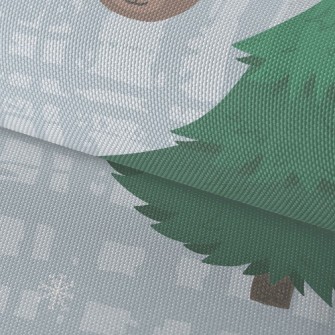 Big Trees And Forest Animals Waterproof Oxford