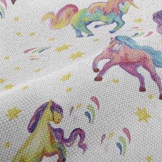 Artistic Watercolor Unicorn Performance Linen