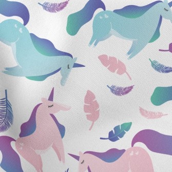 Elegant Gradient Unicorn Stretch Ponte