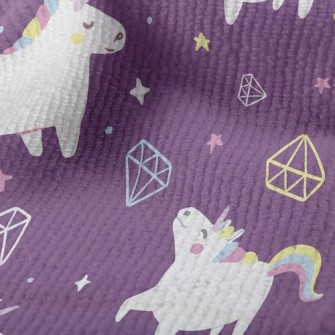 Unicorn Basket Empty Diamond Terry