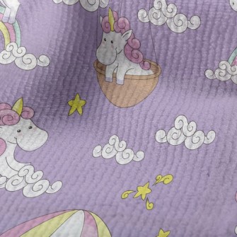 Unicorn Riding A Hot Air Ballo Terry