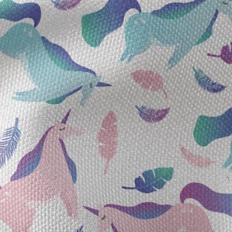 Elegant Gradient Unicorn Waterproof Canvas