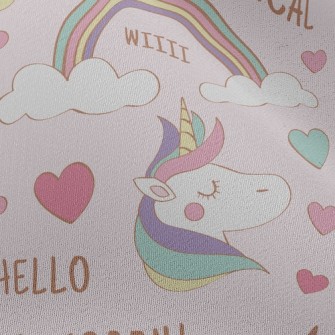 Magic Rainbow Unicorn Chiffon