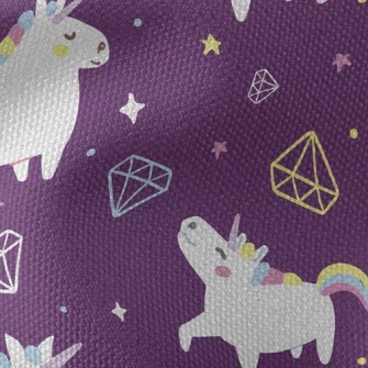 Unicorn Basket Empty Diamond Waterproof Canvas