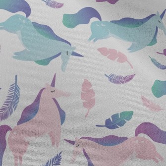 Elegant Gradient Unicorn Chiffon