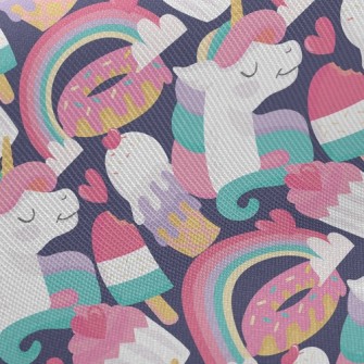 Unicorn Dessert Kingdom Twill