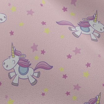 Smiling Little Unicorn Chiffon
