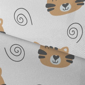 Tiger Grinning Waterproof Oxford