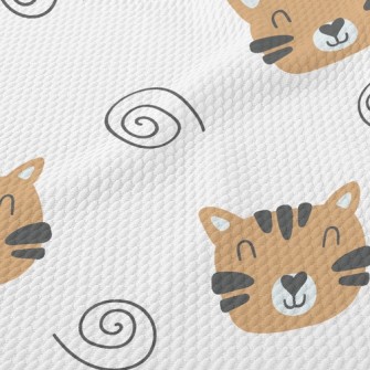 Tiger Grinning Birdseye Piqué