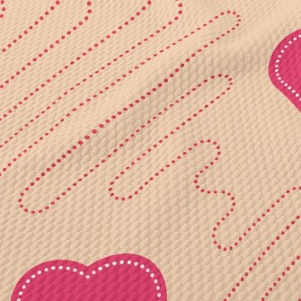 Love Dotted Line Birdseye Piqué