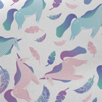 Elegant Gradient Unicorn Twill