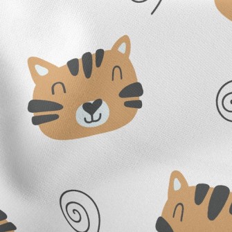 Tiger Grinning Stretch Ponte