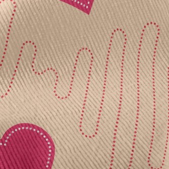 Love Dotted Line Standard Corduroy