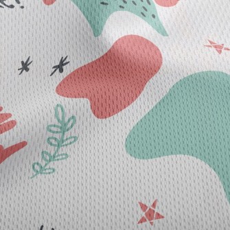 Magical Doodle Unicorn Athletic Mesh Flat Back