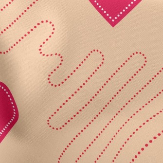 Love Dotted Line Stretch Ponte