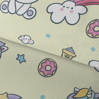 Cute Baby Unicorn Waterproof Oxford