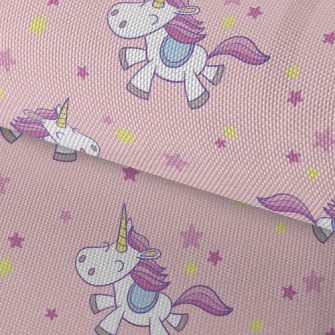 Smiling Little Unicorn Waterproof Oxford