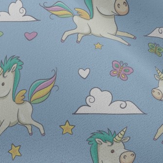 Flying Unicorn Chiffon
