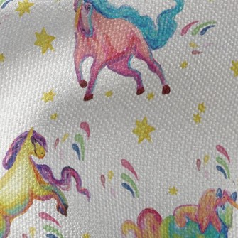 Artistic Watercolor Unicorn Waterproof Canvas