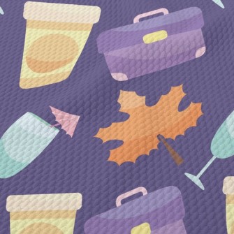 Travel With Your Bag Birdseye Piqué