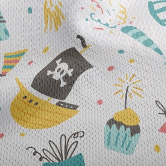 Boys Style Birthday Party Athletic Mesh Flat Back