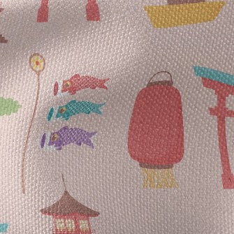 Japanese Architectural Torii Waterproof Canvas