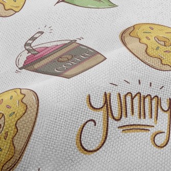 Coffee With Donuts Performance Linen