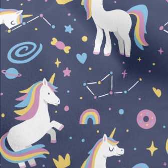 Unicorn And Astrolabe Micro Fleece