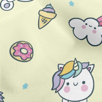 Cute Baby Unicorn Micro Fleece