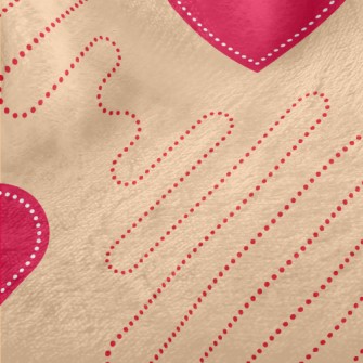 Love Dotted Line Minky